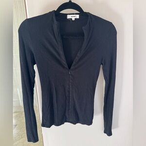 Joah Brown Long Sleeve Zip Up